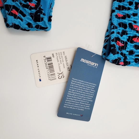 Mosmann Australia Women's Ribbed Havana Bikini Set NWT (AC14) - Picture 4 of 8